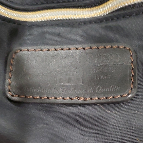 Roberta Pieri Black Canvas Tote Bag - Picture 7 of 16